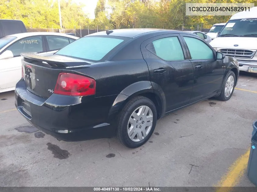 2013 Dodge Avenger R/T VIN: 1C3CDZBG4DN582911 Lot: 40497130