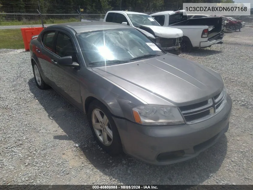 2013 Dodge Avenger Se VIN: 1C3CDZABXDN607168 Lot: 40500503