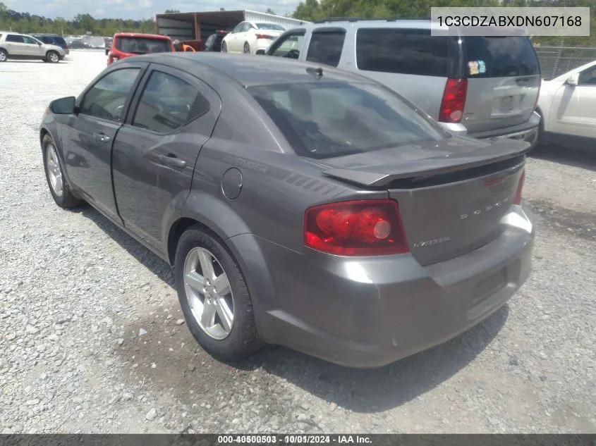 2013 Dodge Avenger Se VIN: 1C3CDZABXDN607168 Lot: 40500503