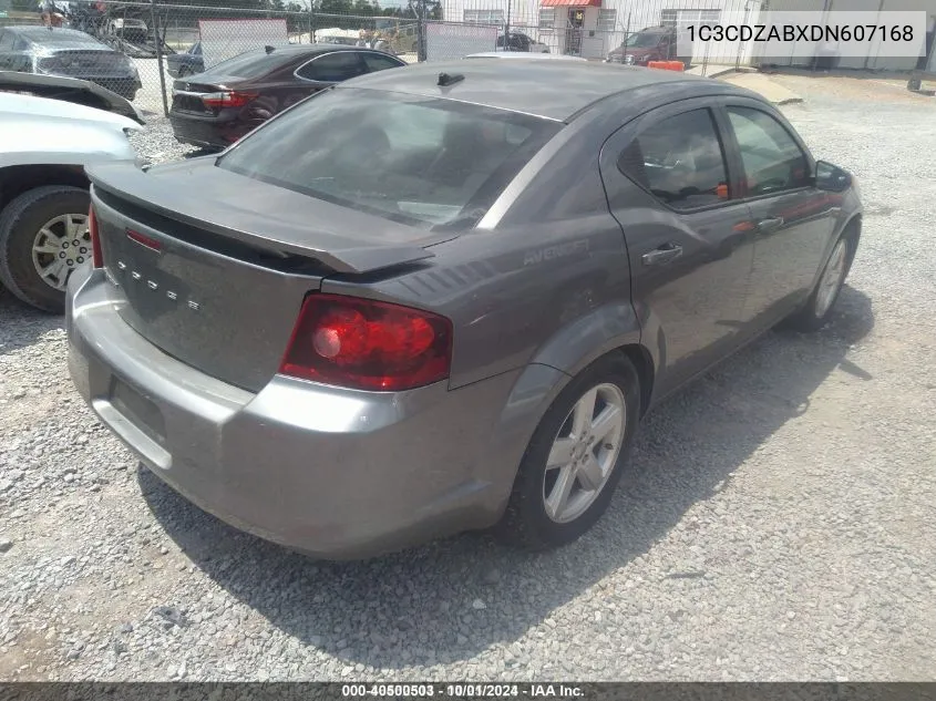 2013 Dodge Avenger Se VIN: 1C3CDZABXDN607168 Lot: 40500503