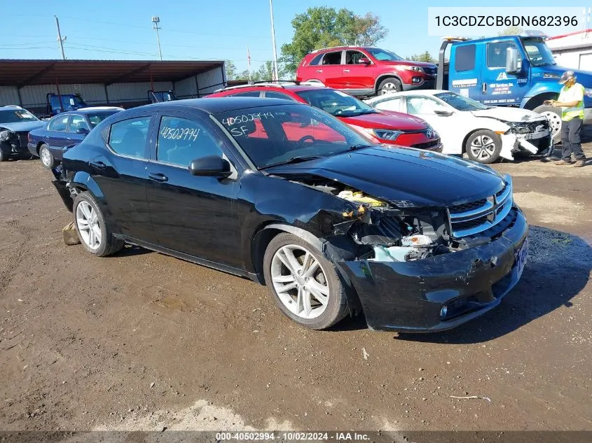 2013 Dodge Avenger Sxt VIN: 1C3CDZCB6DN682396 Lot: 40502994