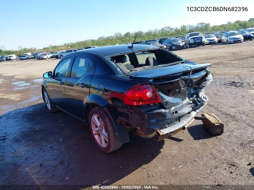 2013 Dodge Avenger Sxt VIN: 1C3CDZCB6DN682396 Lot: 40502994