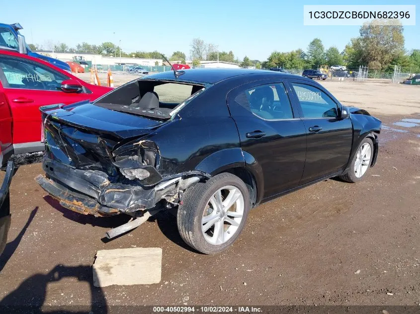 2013 Dodge Avenger Sxt VIN: 1C3CDZCB6DN682396 Lot: 40502994