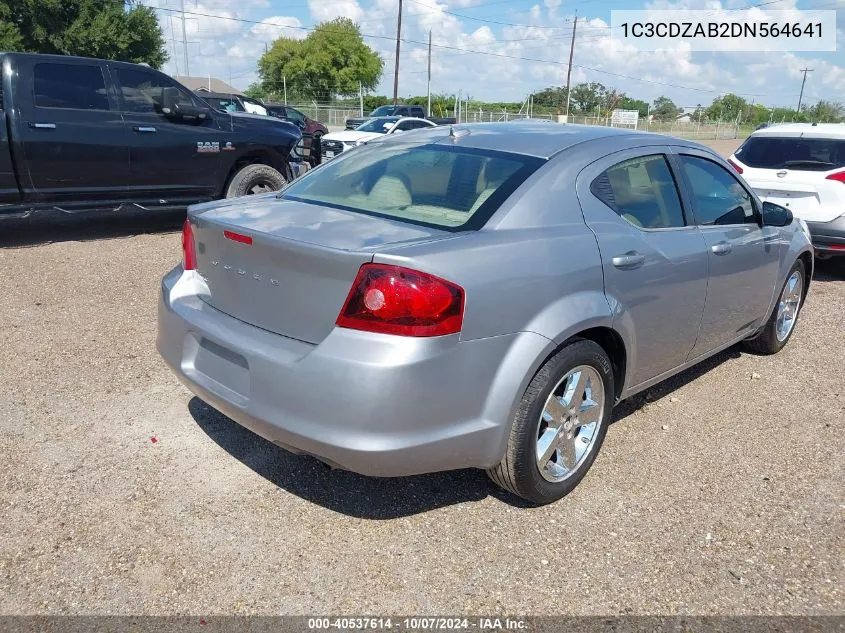 2013 Dodge Avenger Se VIN: 1C3CDZAB2DN564641 Lot: 40537614