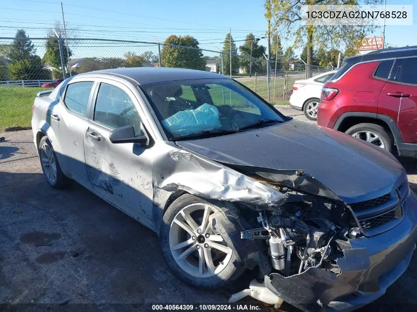 2013 Dodge Avenger Se V6 VIN: 1C3CDZAG2DN768528 Lot: 40564309