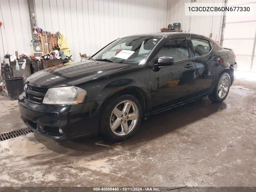 2013 Dodge Avenger Sxt VIN: 1C3CDZCB6DN677330 Lot: 40588440