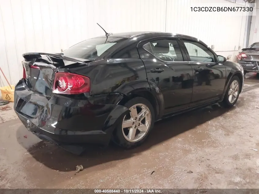 2013 Dodge Avenger Sxt VIN: 1C3CDZCB6DN677330 Lot: 40588440