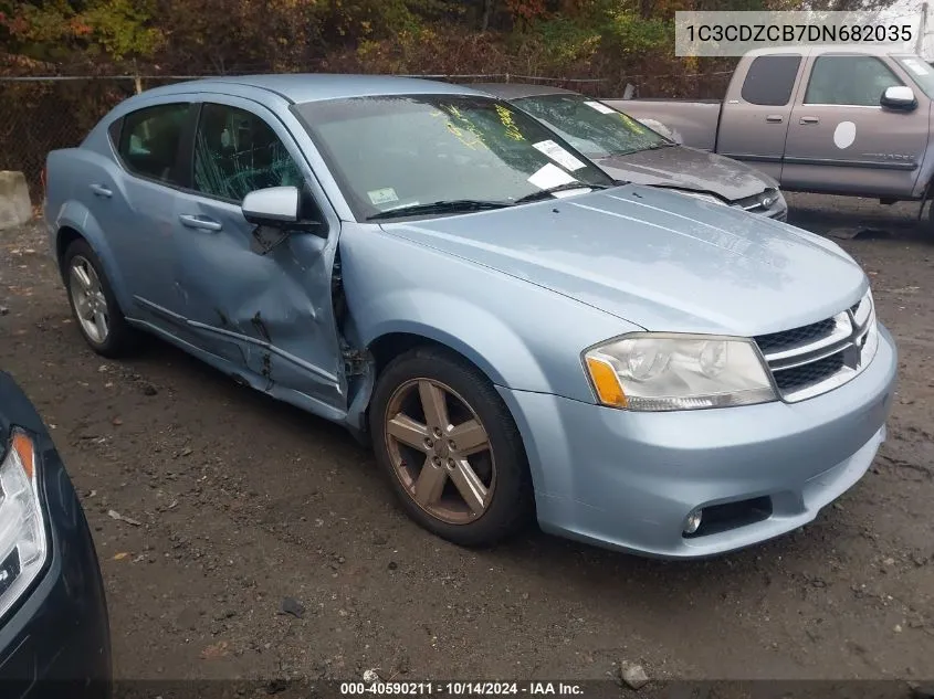 2013 Dodge Avenger Sxt VIN: 1C3CDZCB7DN682035 Lot: 40590211