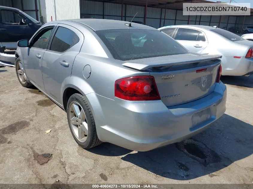 2013 Dodge Avenger Sxt VIN: 1C3CDZCB5DN710740 Lot: 40604273