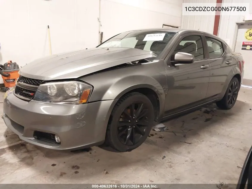 2013 Dodge Avenger Sxt VIN: 1C3CDZCG0DN677500 Lot: 40632616