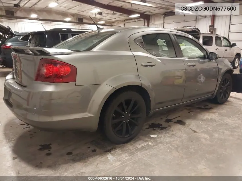 2013 Dodge Avenger Sxt VIN: 1C3CDZCG0DN677500 Lot: 40632616