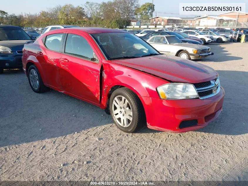 2013 Dodge Avenger Se VIN: 1C3CDZAB5DN530161 Lot: 40633210