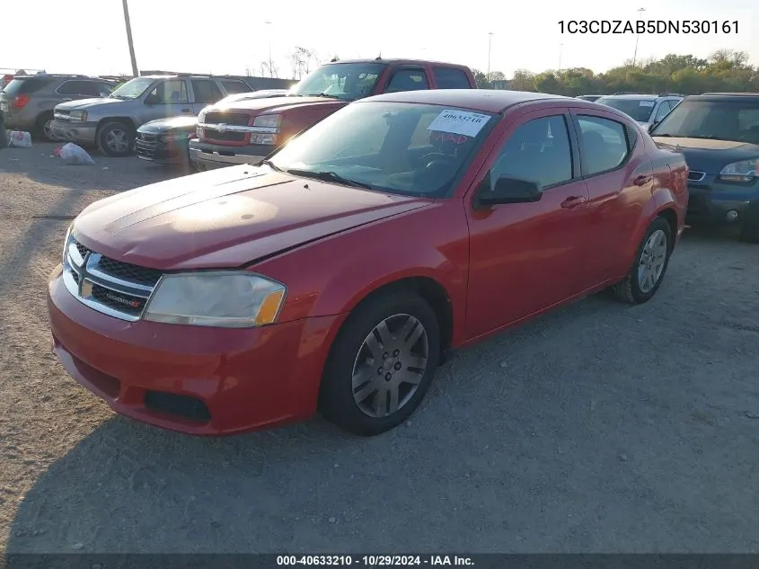 2013 Dodge Avenger Se VIN: 1C3CDZAB5DN530161 Lot: 40633210