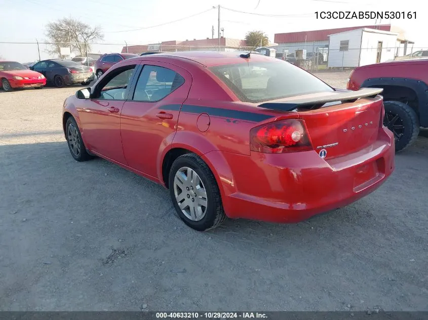 2013 Dodge Avenger Se VIN: 1C3CDZAB5DN530161 Lot: 40633210