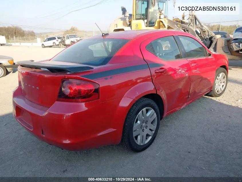 1C3CDZAB5DN530161 2013 Dodge Avenger Se