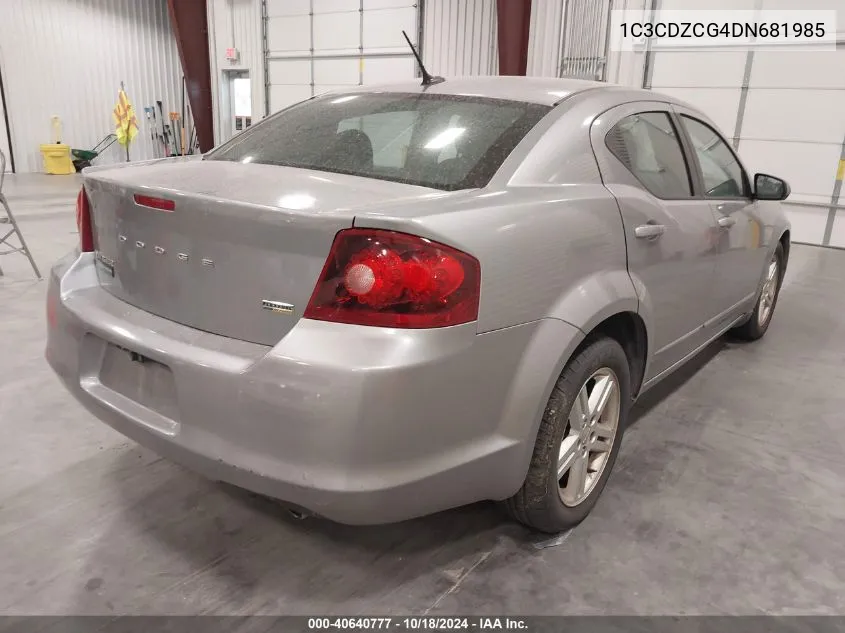 1C3CDZCG4DN681985 2013 Dodge Avenger Sxt