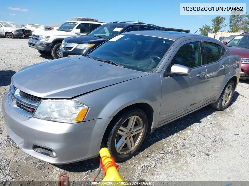 2013 Dodge Avenger Sxt VIN: 1C3CDZCG1DN709452 Lot: 40642065