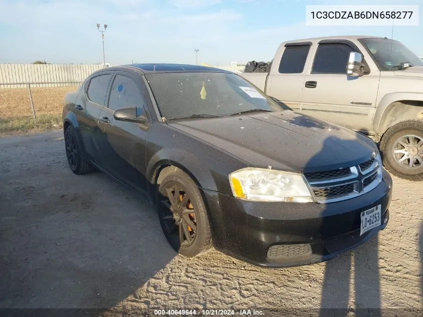 2013 Dodge Avenger Se VIN: 1C3CDZAB6DN658277 Lot: 40649644