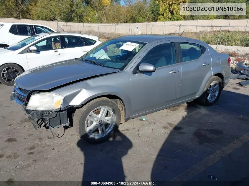 2013 Dodge Avenger Sxt VIN: 1C3CDZCG1DN510966 Lot: 40684903