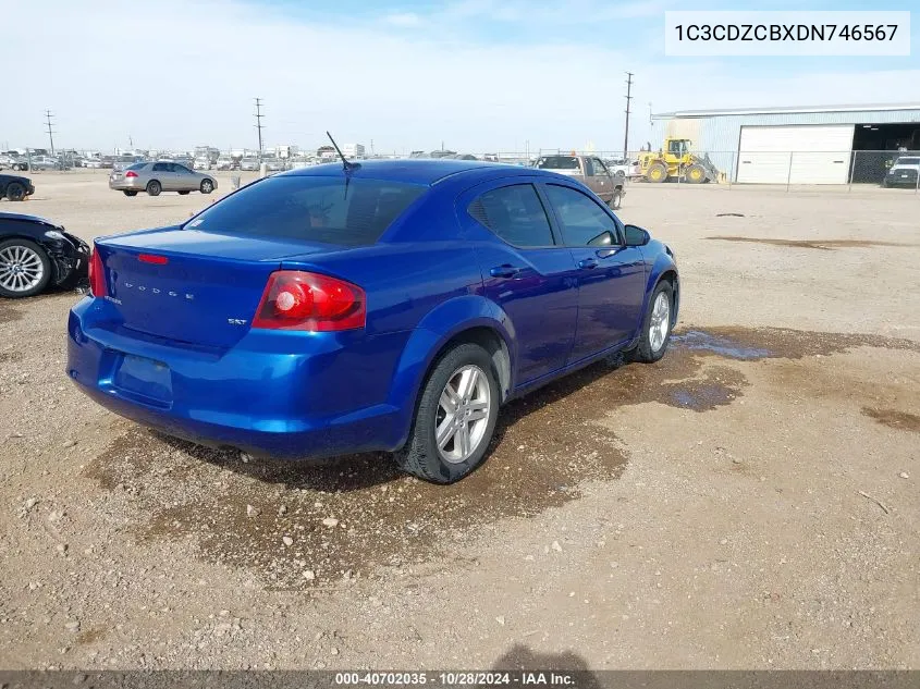 1C3CDZCBXDN746567 2013 Dodge Avenger Sxt