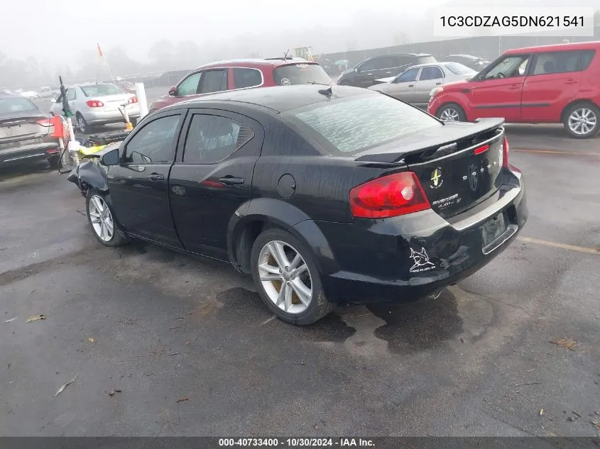 2013 Dodge Avenger Se V6 VIN: 1C3CDZAG5DN621541 Lot: 40733400