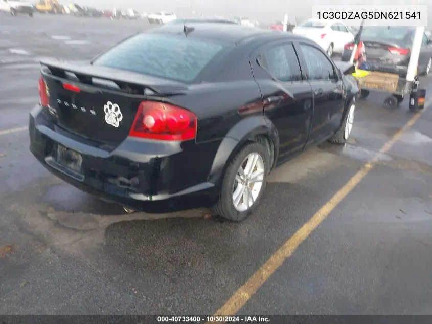 2013 Dodge Avenger Se V6 VIN: 1C3CDZAG5DN621541 Lot: 40733400