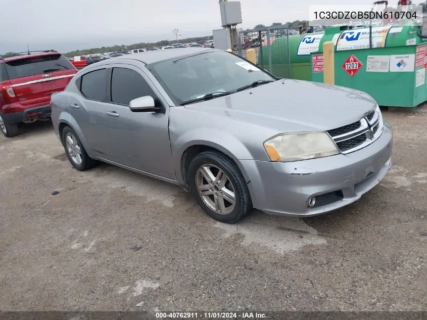 2013 Dodge Avenger Sxt VIN: 1C3CDZCB5DN610704 Lot: 40762911