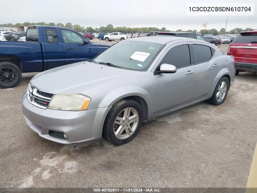 2013 Dodge Avenger Sxt VIN: 1C3CDZCB5DN610704 Lot: 40762911