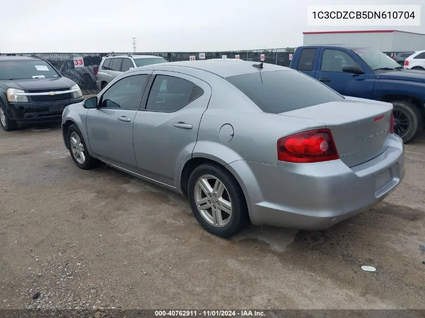 2013 Dodge Avenger Sxt VIN: 1C3CDZCB5DN610704 Lot: 40762911