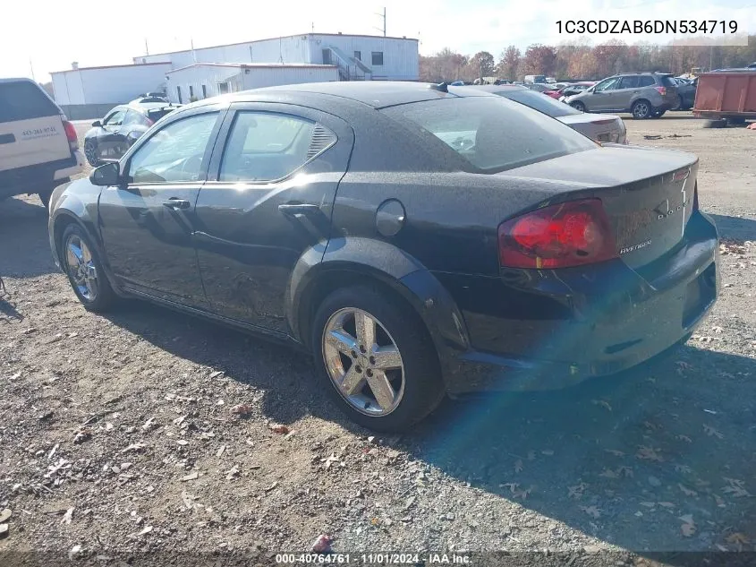 2013 Dodge Avenger Se VIN: 1C3CDZAB6DN534719 Lot: 40764761