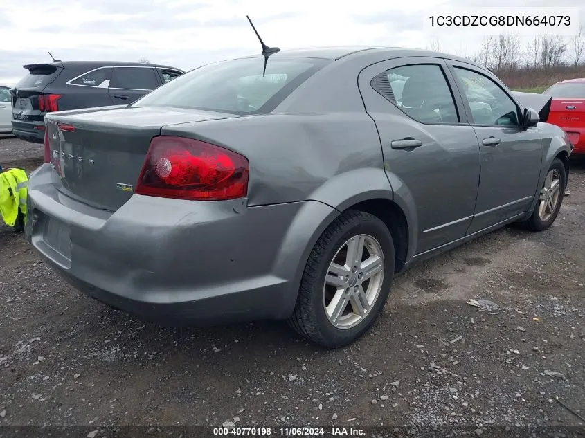 2013 Dodge Avenger Sxt VIN: 1C3CDZCG8DN664073 Lot: 40770198