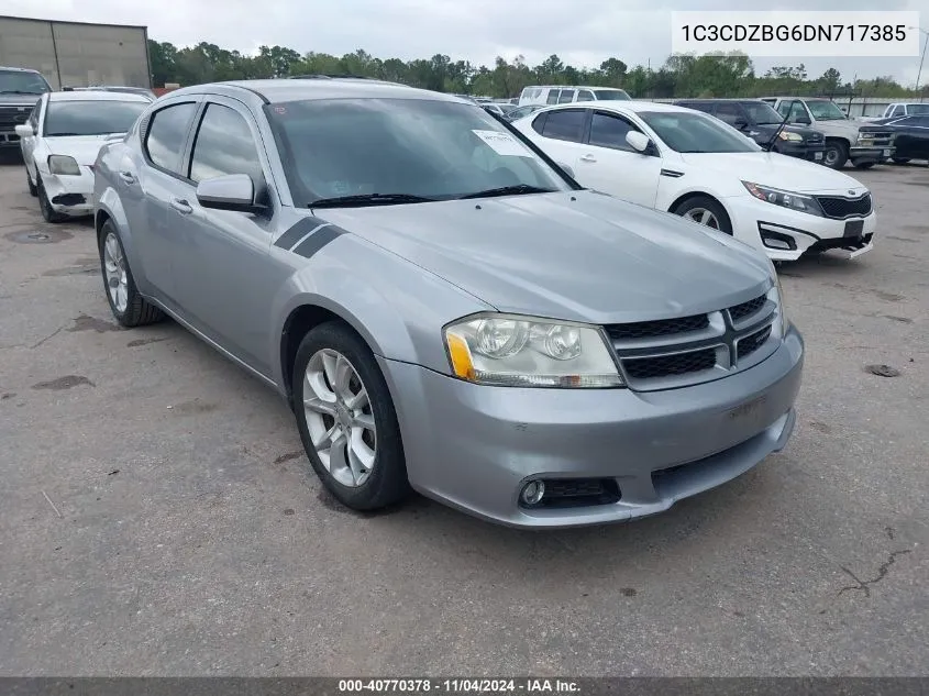 2013 Dodge Avenger R/T VIN: 1C3CDZBG6DN717385 Lot: 40770378