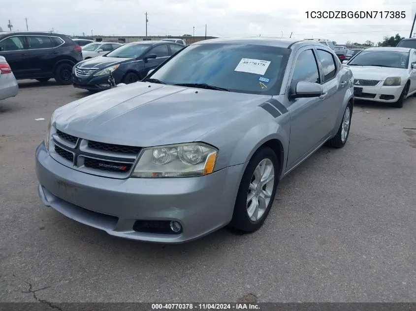 2013 Dodge Avenger R/T VIN: 1C3CDZBG6DN717385 Lot: 40770378