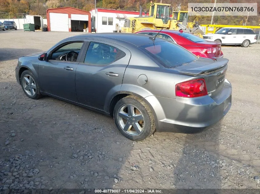 2013 Dodge Avenger Se V6 VIN: 1C3CDZAG7DN768766 Lot: 40779007