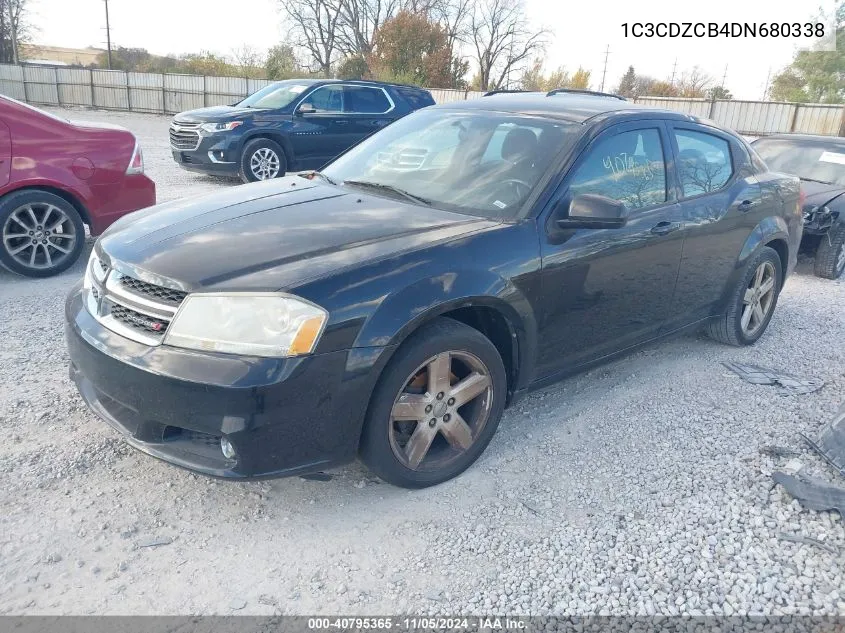 2013 Dodge Avenger Sxt VIN: 1C3CDZCB4DN680338 Lot: 40795365