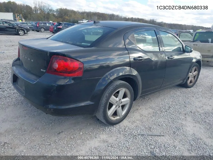 2013 Dodge Avenger Sxt VIN: 1C3CDZCB4DN680338 Lot: 40795365