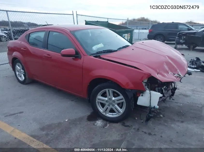 1C3CDZCG3DN572479 2013 Dodge Avenger Sxt