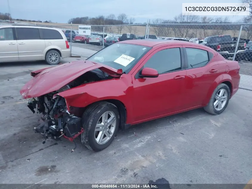 1C3CDZCG3DN572479 2013 Dodge Avenger Sxt