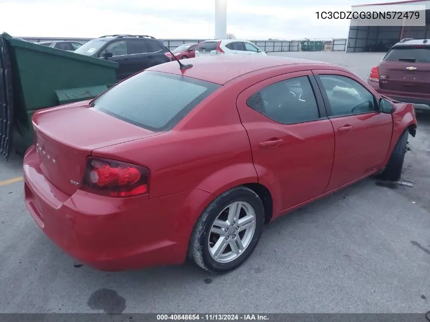 1C3CDZCG3DN572479 2013 Dodge Avenger Sxt