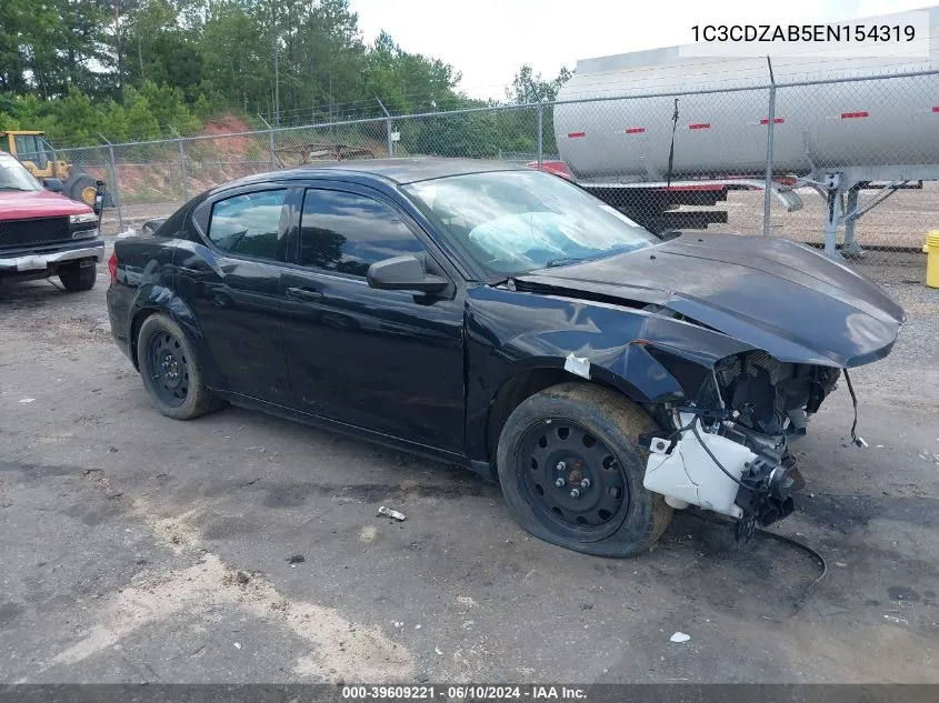 1C3CDZAB5EN154319 2014 Dodge Avenger Se