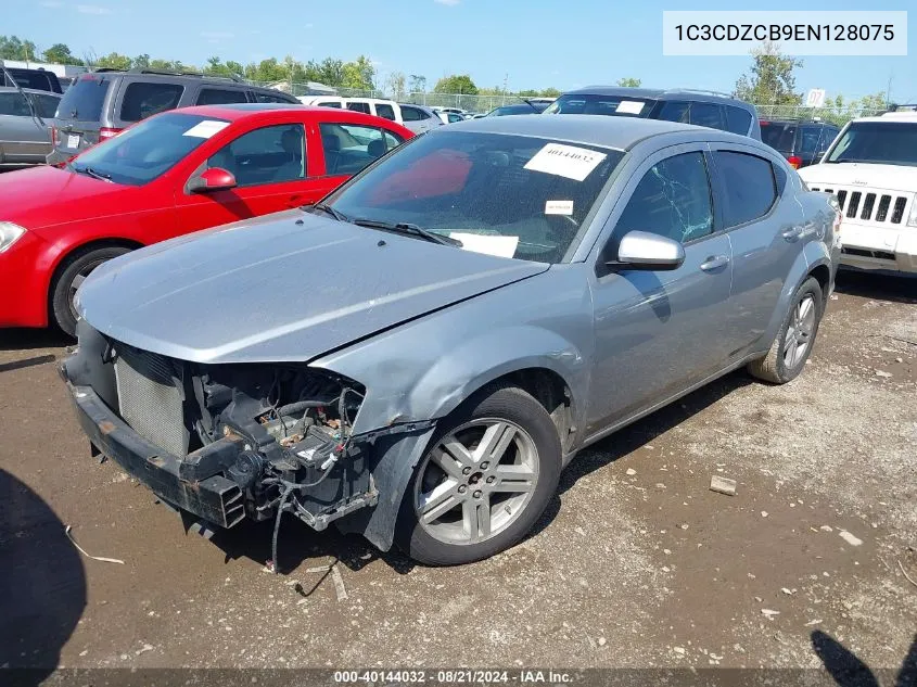 2014 Dodge Avenger Sxt VIN: 1C3CDZCB9EN128075 Lot: 40144032