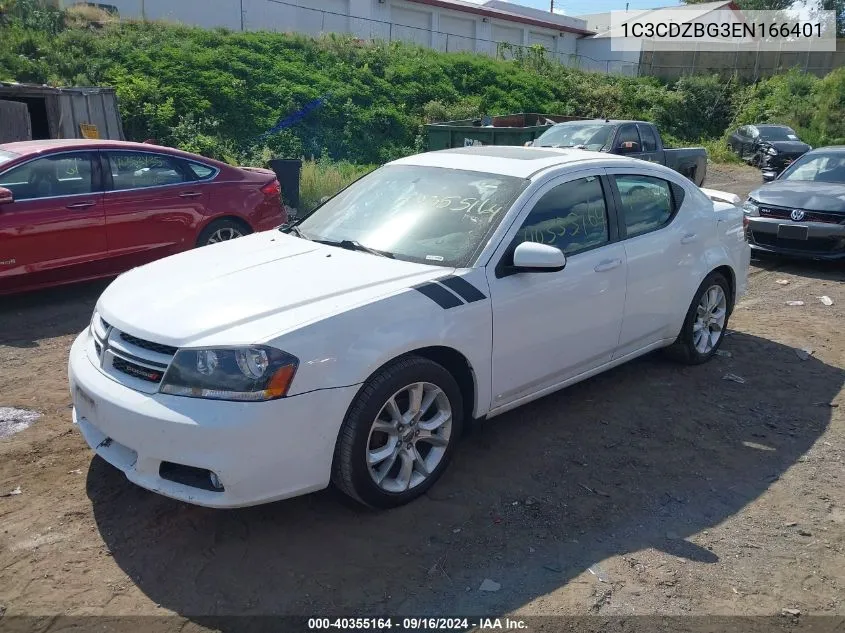 1C3CDZBG3EN166401 2014 Dodge Avenger R/T