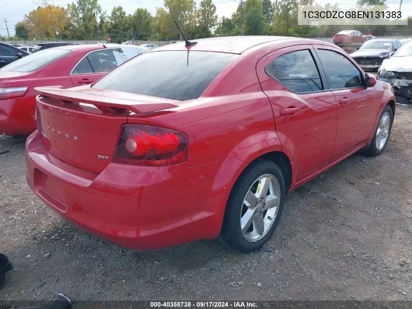 2014 Dodge Avenger Sxt VIN: 1C3CDZCG8EN131383 Lot: 40358738