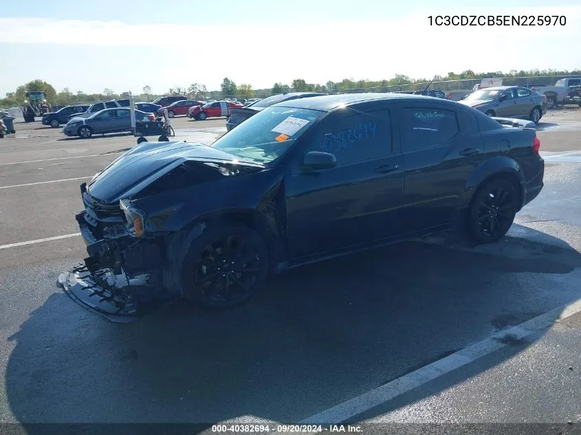 2014 Dodge Avenger Sxt VIN: 1C3CDZCB5EN225970 Lot: 40382694