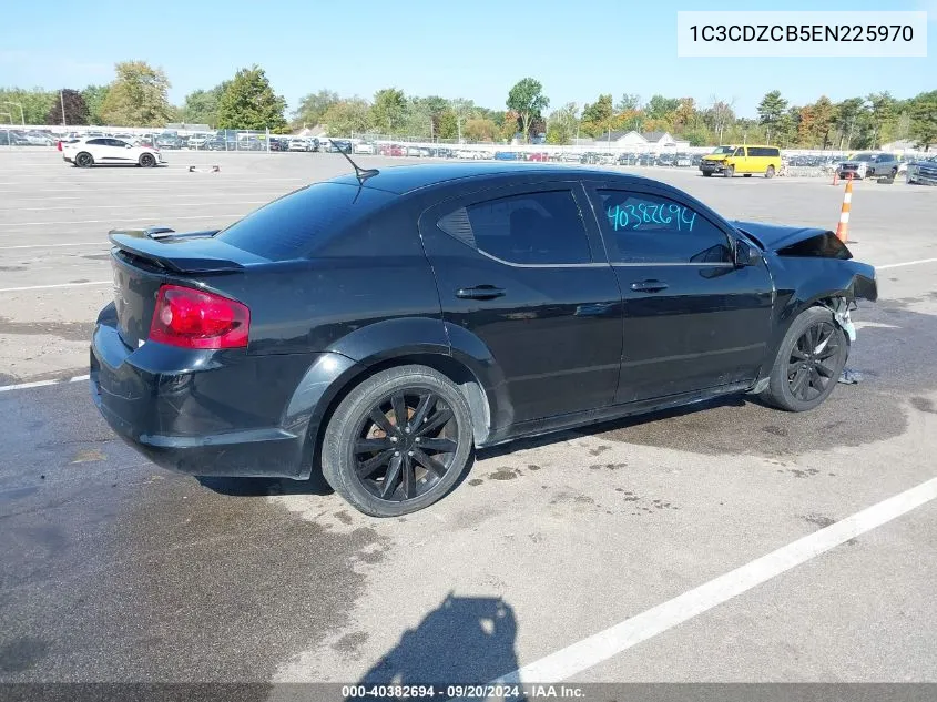 2014 Dodge Avenger Sxt VIN: 1C3CDZCB5EN225970 Lot: 40382694