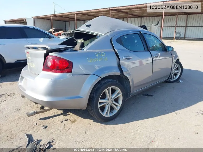 2014 Dodge Avenger Se VIN: 1C3CDZAG8EN133010 Lot: 40593018