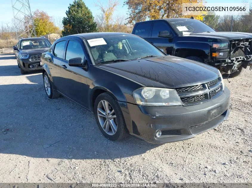 2014 Dodge Avenger Sxt VIN: 1C3CDZCG5EN109566 Lot: 40689223