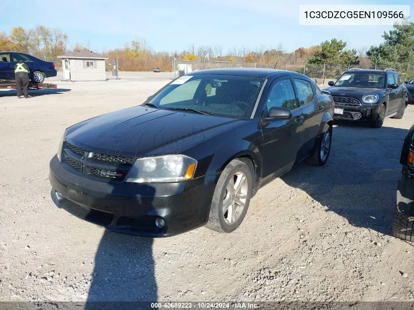 2014 Dodge Avenger Sxt VIN: 1C3CDZCG5EN109566 Lot: 40689223