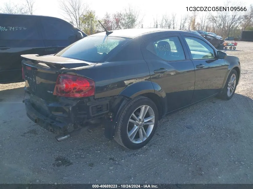 2014 Dodge Avenger Sxt VIN: 1C3CDZCG5EN109566 Lot: 40689223