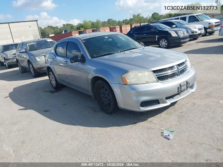 2014 Dodge Avenger Se VIN: 1C3CDZAB5EN132773 Lot: 40712472